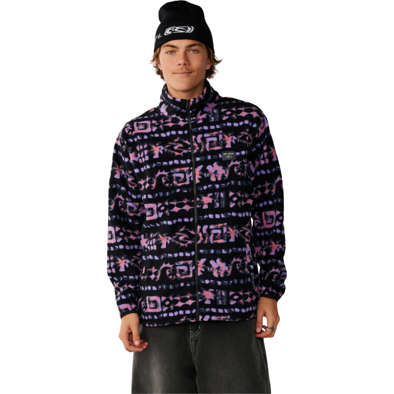 2026 Rip Curl Mens Sessions Polar Fleece 0DOMFL - Black